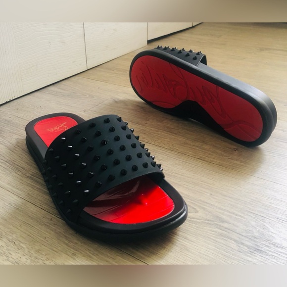 Christian Louboutin men slides Size 44EU, 10US - Picture 4 of 16